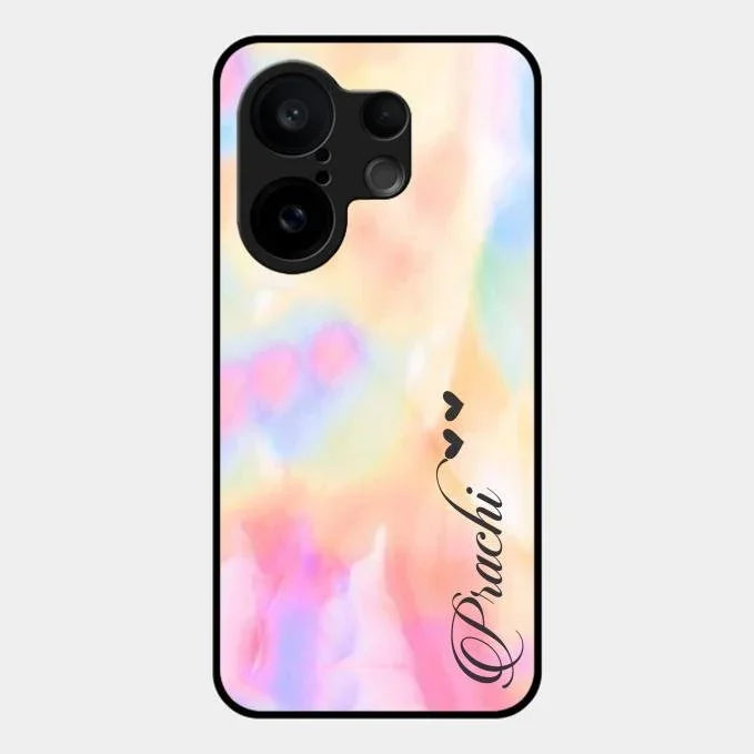Customized Rainbow Glossy Metal Case Cover V2 For Vivo X200 Fe 5G