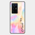 Customized Rainbow Glossy Metal Case Cover V2 For Vivo X70 Pro Plus 5G