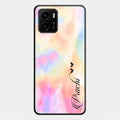 Customized Rainbow Glossy Metal Case Cover V2 For Vivo Y01
