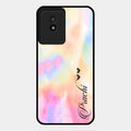 Customized Rainbow Glossy Metal Case Cover V2 For Vivo Y02T