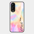 Customized Rainbow Glossy Metal Case Cover V2 For Vivo Y17S