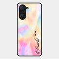 Customized Rainbow Glossy Metal Case Cover V2 For Vivo Y18E