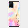 Customized Rainbow Glossy Metal Case Cover V2 For Vivo Y21