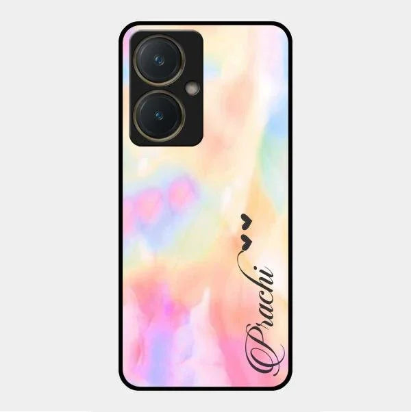Customized Rainbow Glossy Metal Case Cover V2 For Vivo Y27