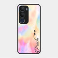 Customized Rainbow Glossy Metal Case Cover V2 For Vivo Y29 5G