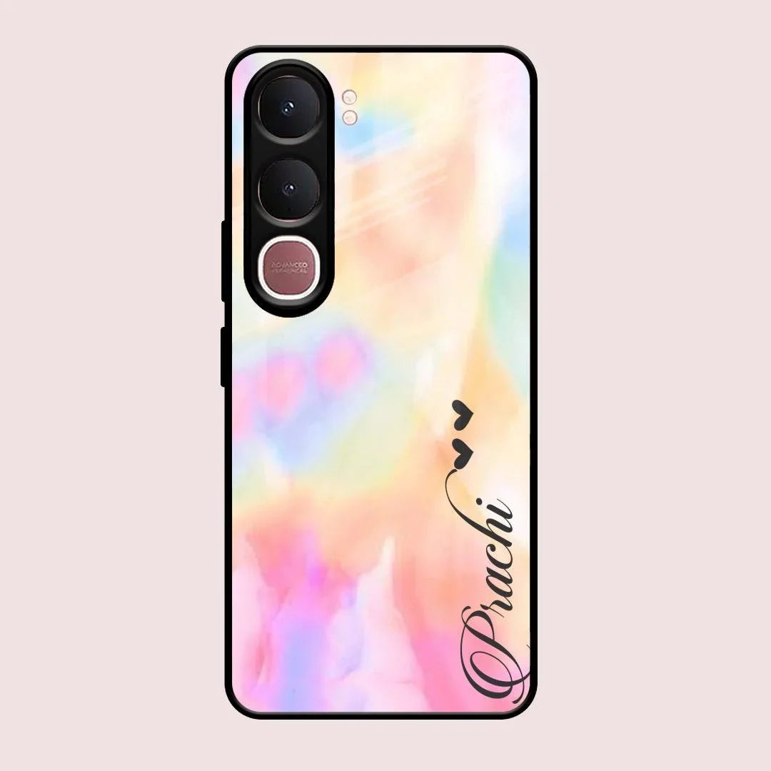 Customized Rainbow Glossy Metal Case Cover V2 For Vivo Y31 5G