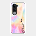 Customized Rainbow Glossy Metal Case Cover V2 For Vivo Y400 Pro 5G