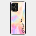Customized Rainbow Glossy Metal Case Cover V2 For Vivo Y56 5G