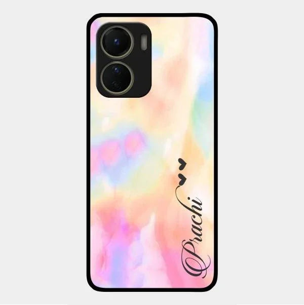 Customized Rainbow Glossy Metal Case Cover V2 For Vivo Y56 5G