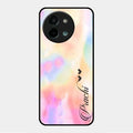 Customized Rainbow Glossy Metal Case Cover V2 For Vivo Y58 5G