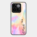 Customized Rainbow Glossy Metal Case Cover V2 For Xiaomi 14 5G