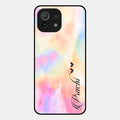 Customized Rainbow Glossy Metal Case Cover V2 For Xiaomi Mi 11 Lite