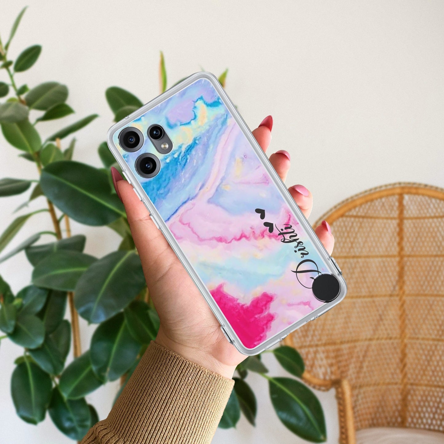 Customized Rainbow Silicon Case For Nothing