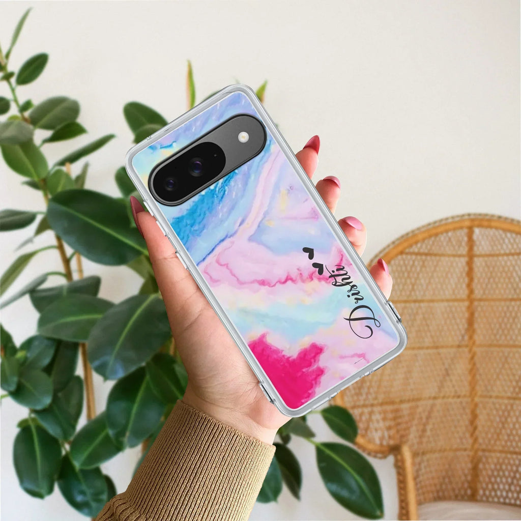 Customized Rainbow Anti Yellow Case For Google Pixel 9