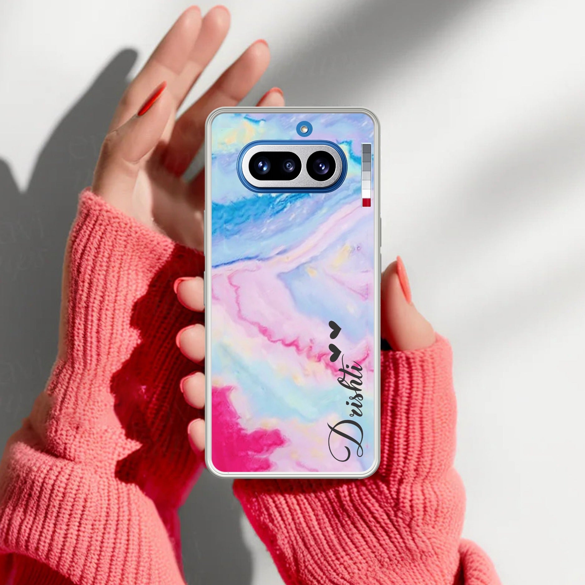 Customized Rainbow Anti Yellow Case For Nothing Phone 4A 5G