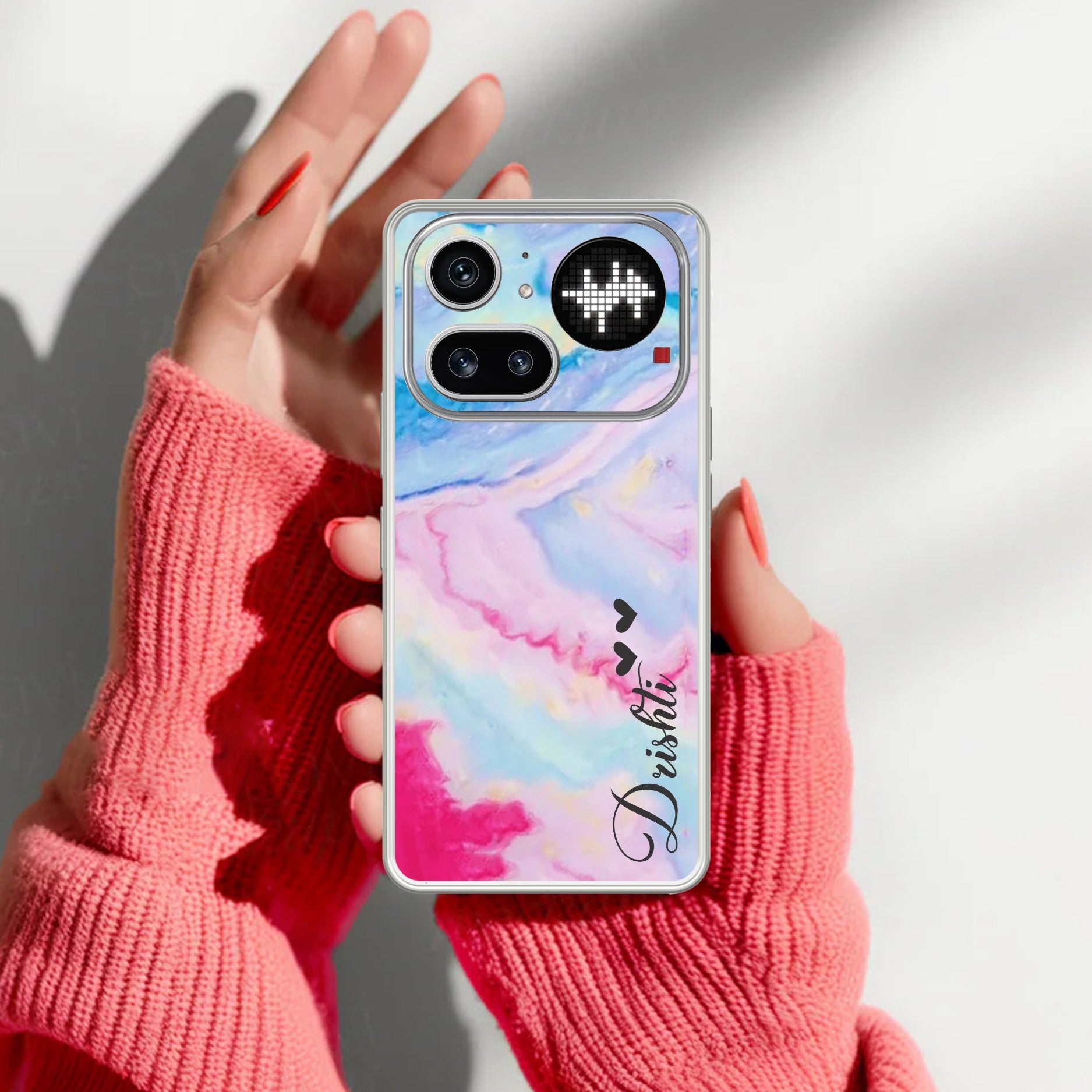 Customized Rainbow Anti Yellow Case For Nothing Phone 4A Pro 5G
