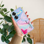 Customized Rainbow Anti Yellow Case For Oppo F25 Pro 5G