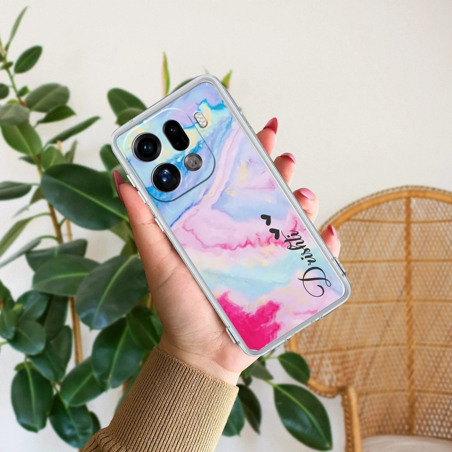 Customized Rainbow Silicon Case For Oppo - ShopOnCliQ