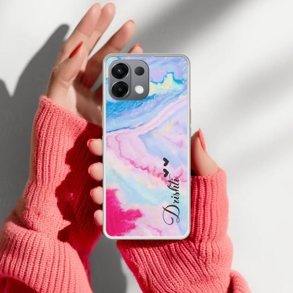 Customized Rainbow Silicon Case For Oppo