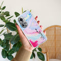 Customized Rainbow Silicon Case For Oppo Reno 11 5G