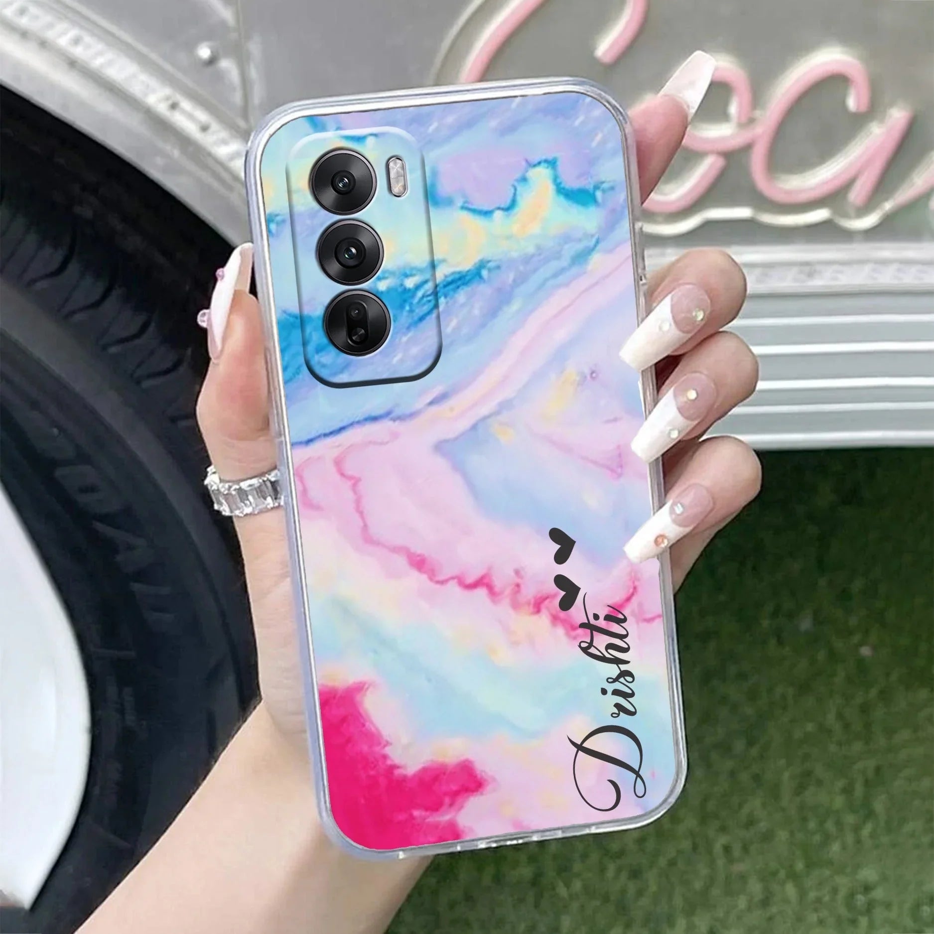 Customized Rainbow Silicon Case For Oppo - ShopOnCliQ