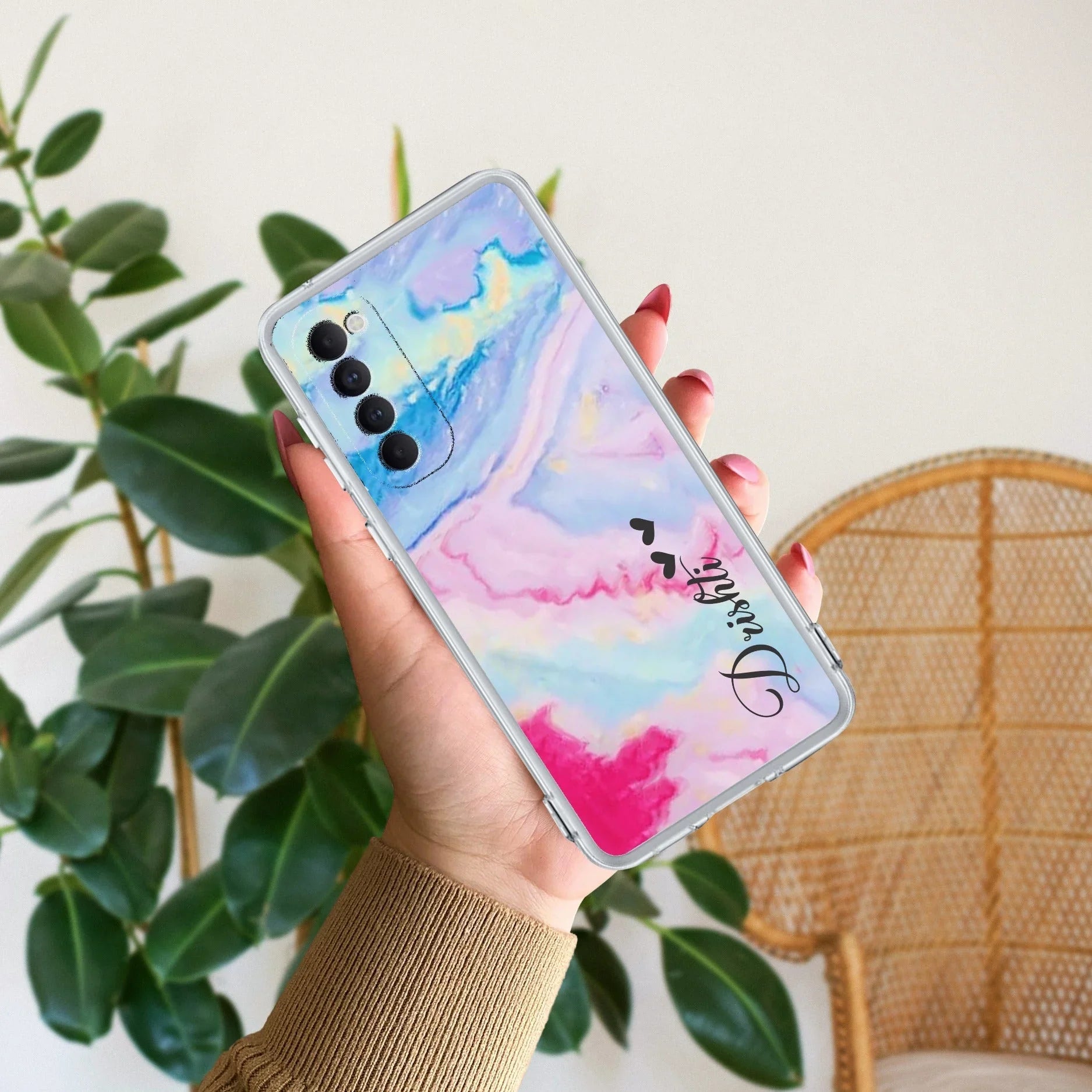 Customized Rainbow Silicon Case For Oppo - ShopOnCliQ