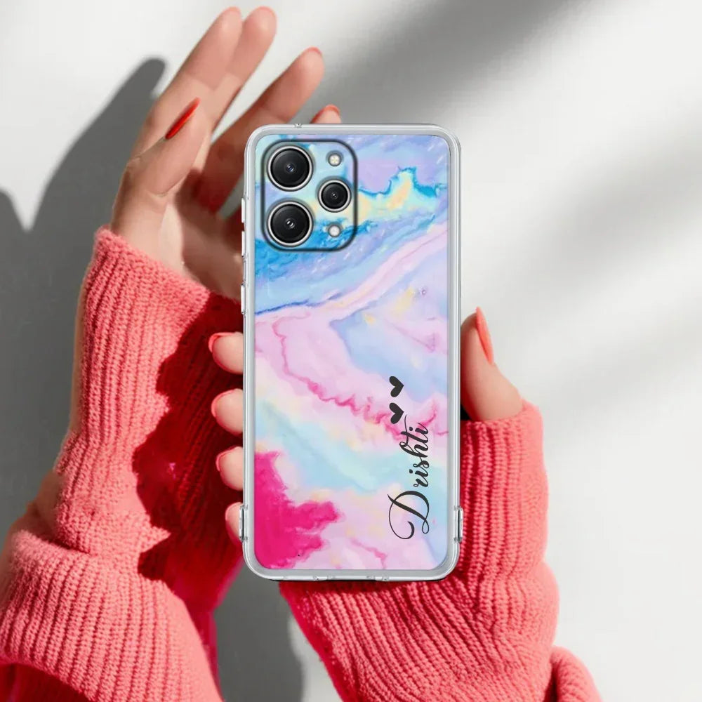 Customized Rainbow Silicon Case For Redmi 12 4G