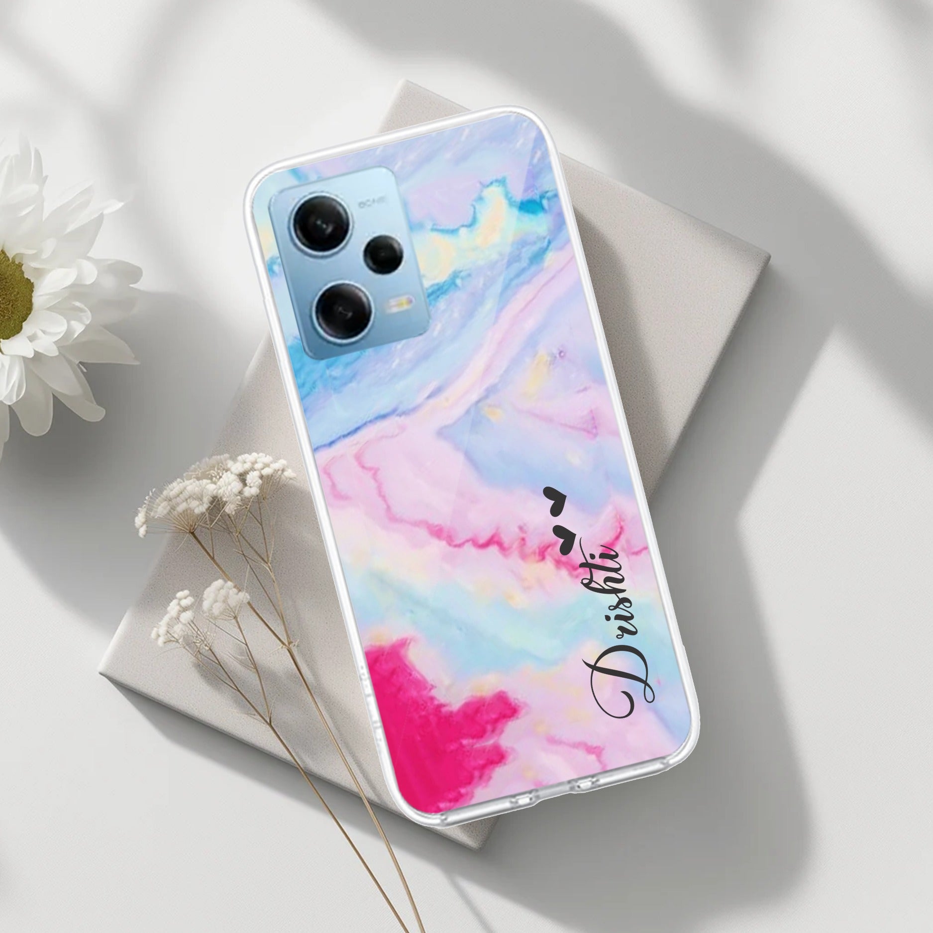Customized Rainbow Silicon Case For Redmi Note 12 5G