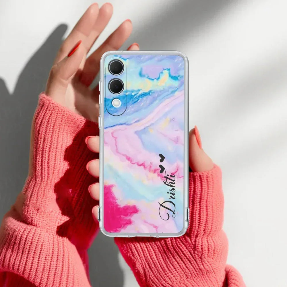 Customized Rainbow Silicon Case For Samsung Galaxy S25 Plus 5G