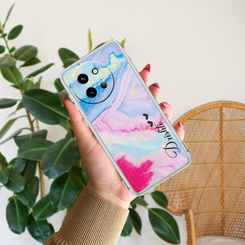 Customized Rainbow Anti Yellow Case For Vivo T3X 5G