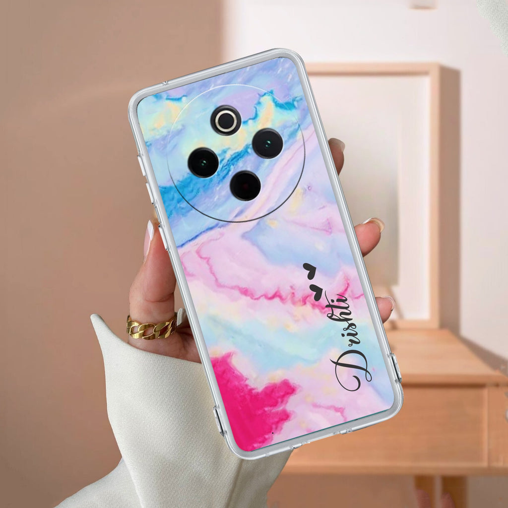 Customized Rainbow Silicon Case For Vivo V29 Pro 5G