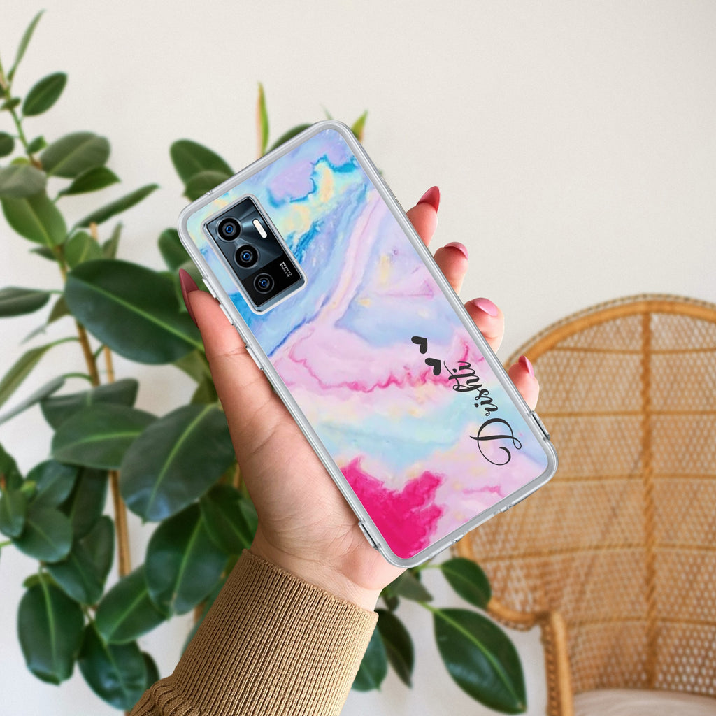 Customized Rainbow Silicon Case For Vivo V23E