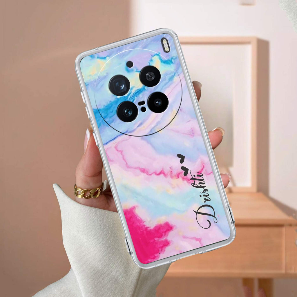 Customized Rainbow Silicon Case For Vivo X200 Pro 5G