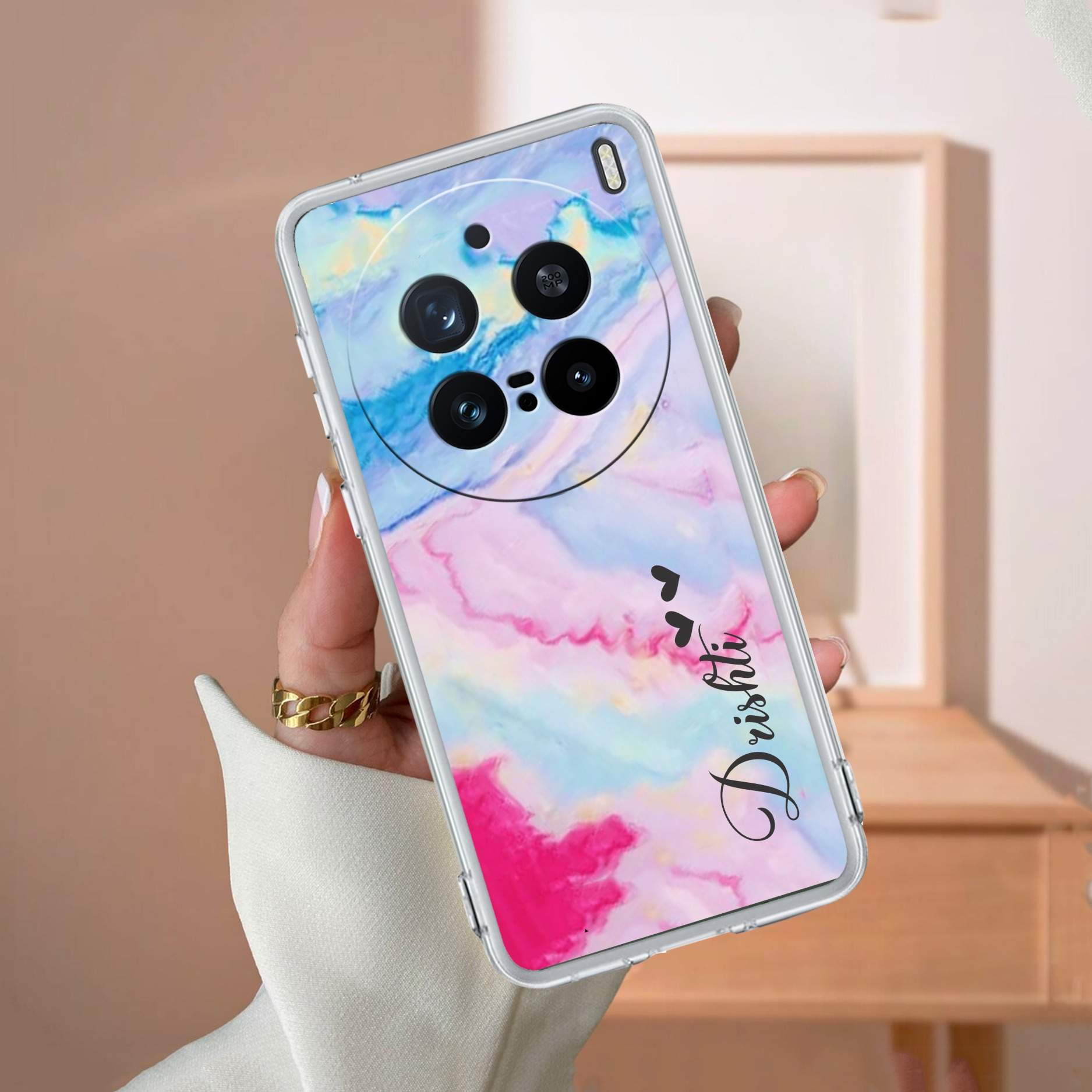 Customized Rainbow Silicon Case For Vivo