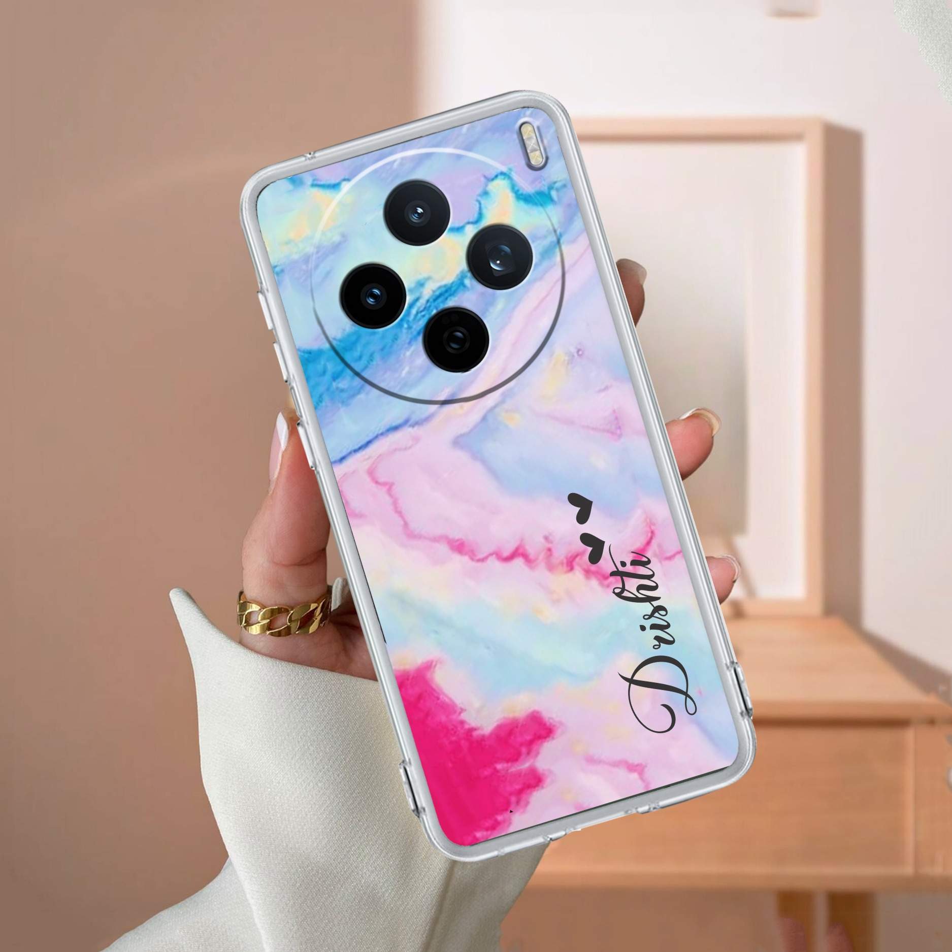 Customized Rainbow Silicon Case For Vivo