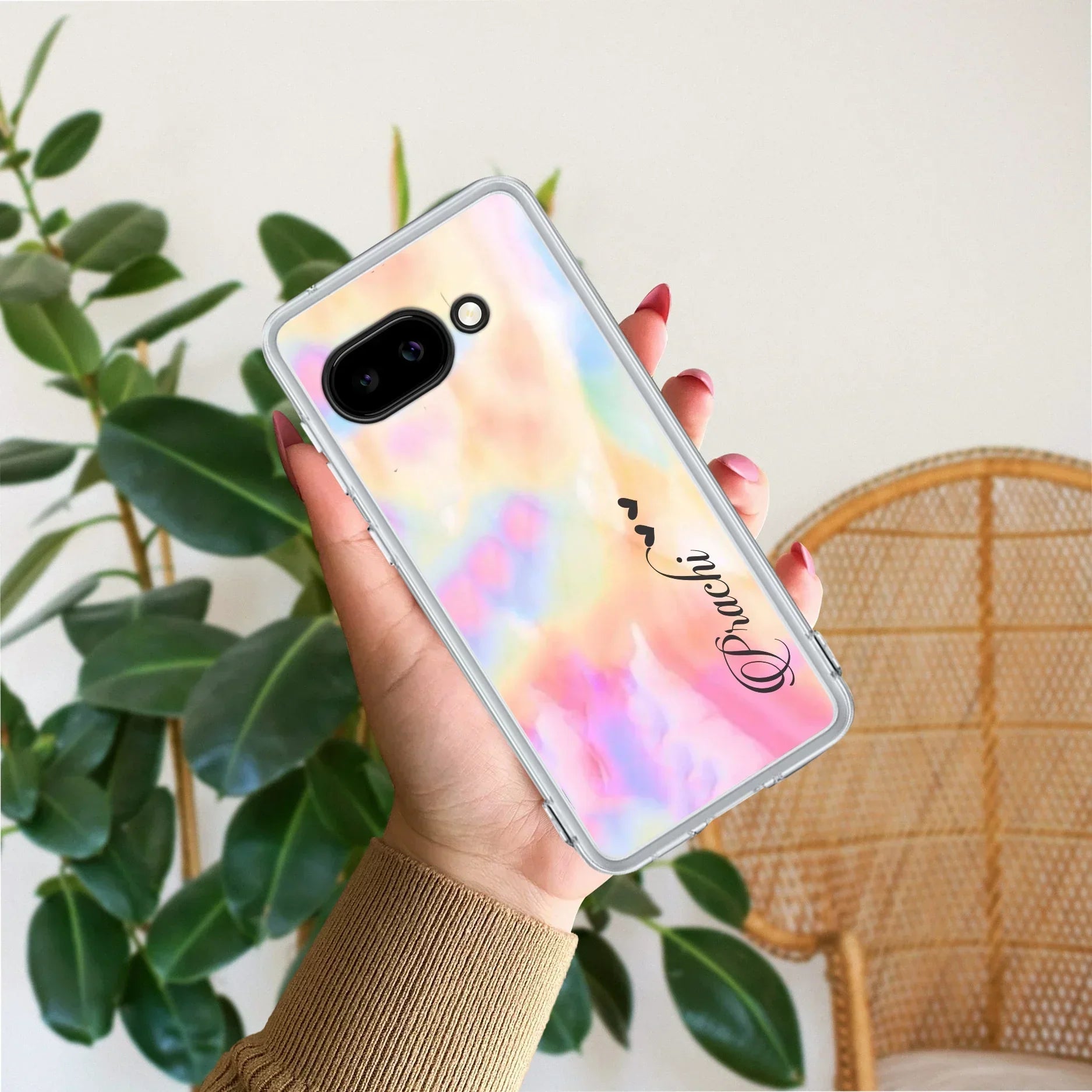 Customized Rainbow V2 Silicon Case For Google Pixel 9a 5G