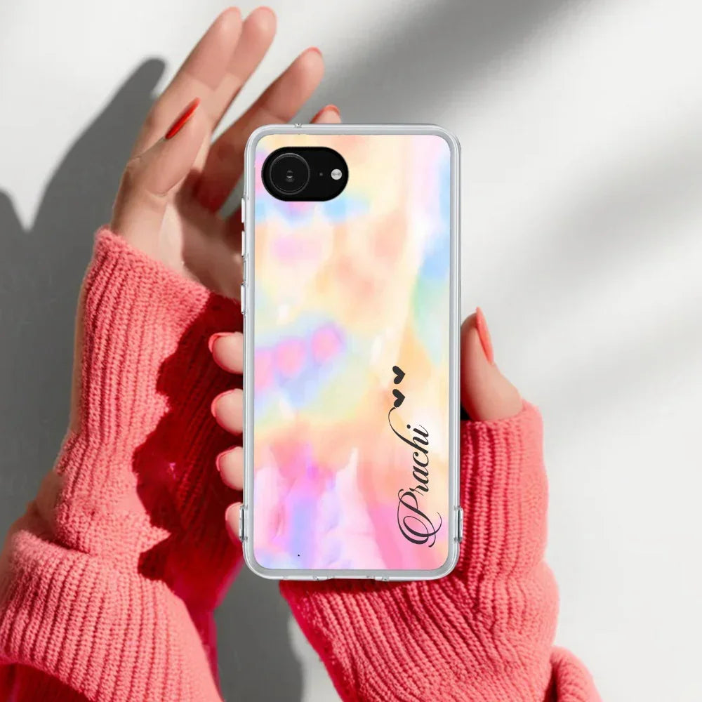 Customized Rainbow V2 Anti Yellow Case For iPhone 16e