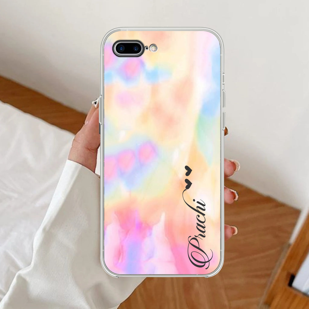 Customized Rainbow V2 Anti Yellow Case For iPhone 7 Plus / iPhone 8 Plus