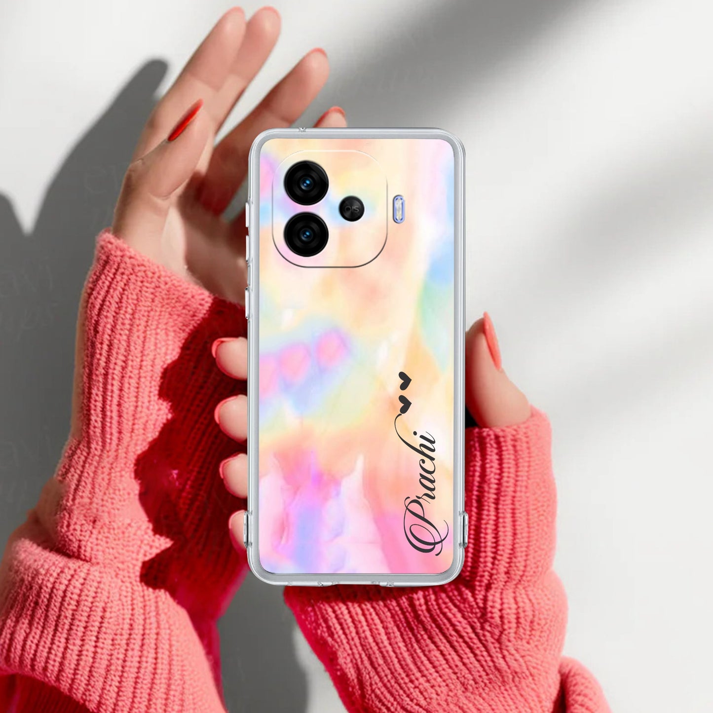 Customized Rainbow V2 Silicon Case For iQOO