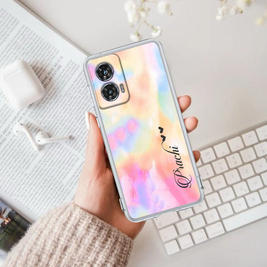 Customized Rainbow V2 Silicon Case For Motorola