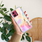 Customized Rainbow V2 Anti Yellow Case For Motorola G84 5G