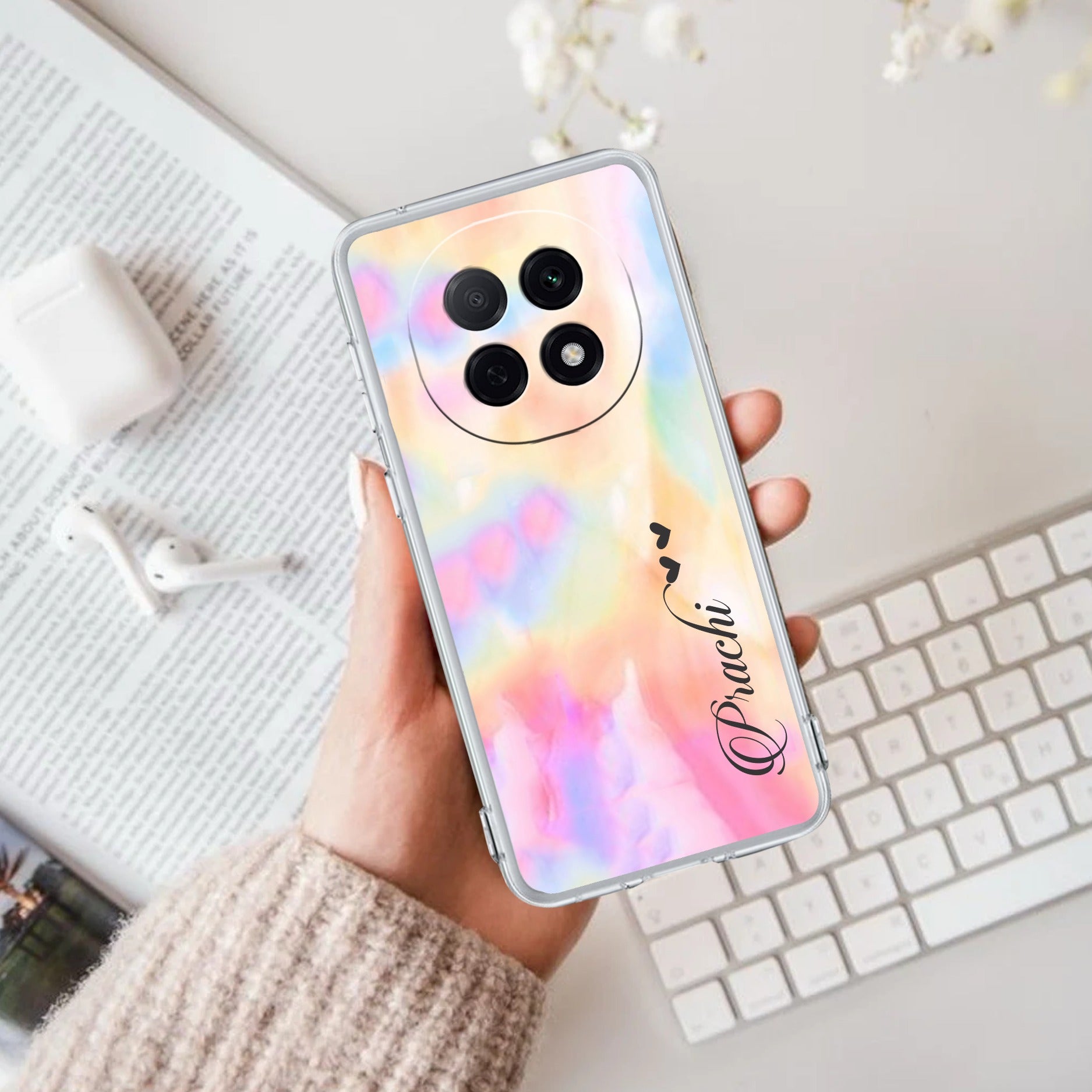 Customized Rainbow V2 Silicon Case For Oppo F29 Pro 5G