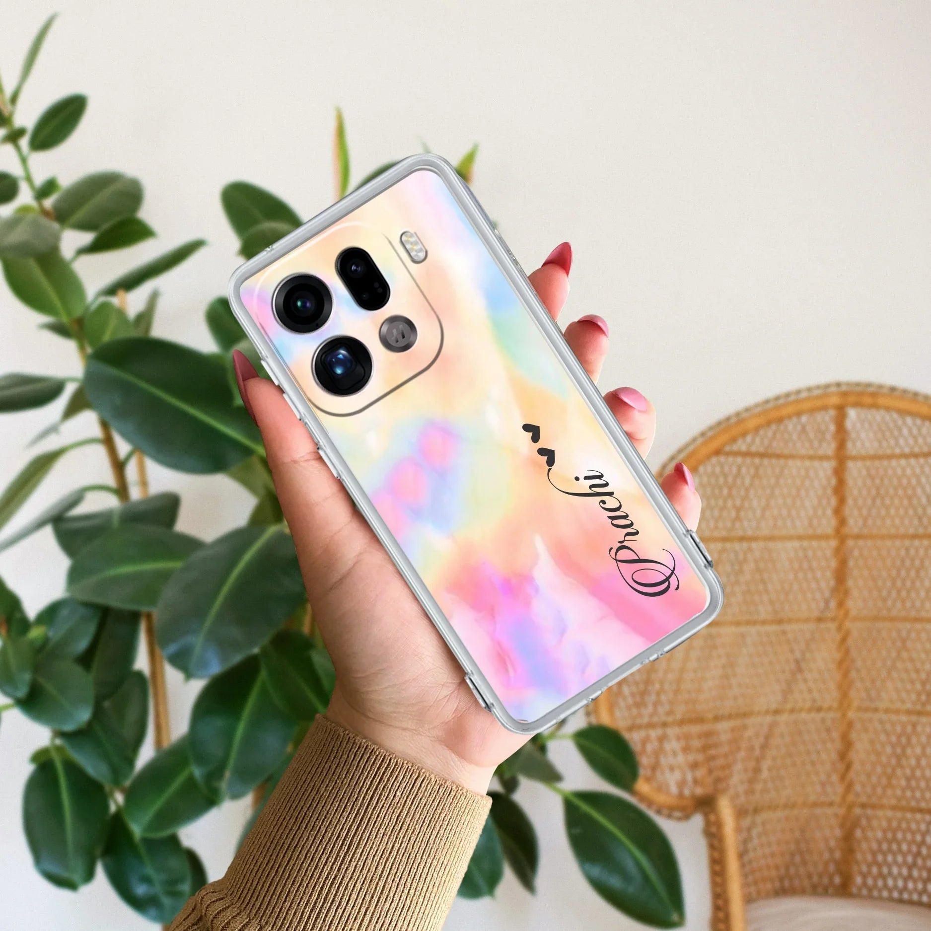Customized Rainbow V2 Silicon Case For Oppo - ShopOnCliQ