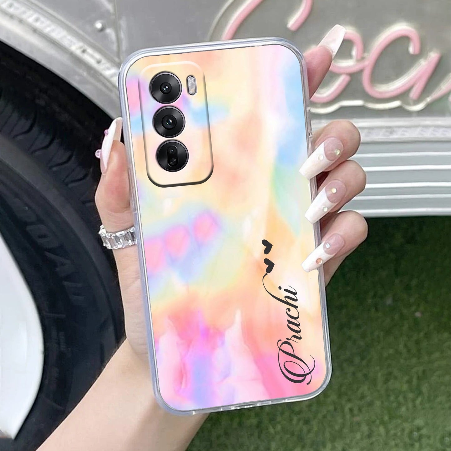 Customized Rainbow V2 Silicon Case For Oppo
