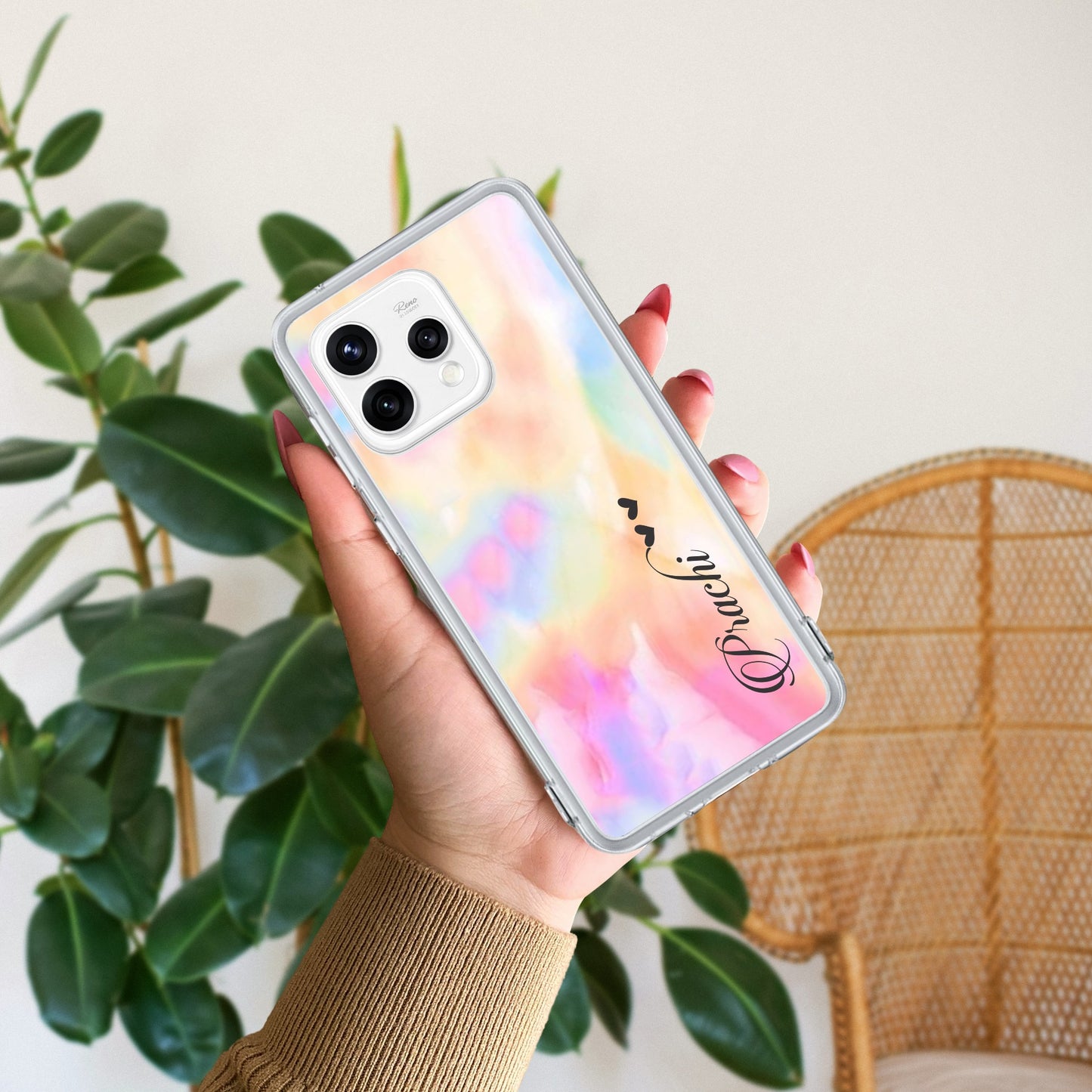 Customized Rainbow V2 Silicon Case For Oppo