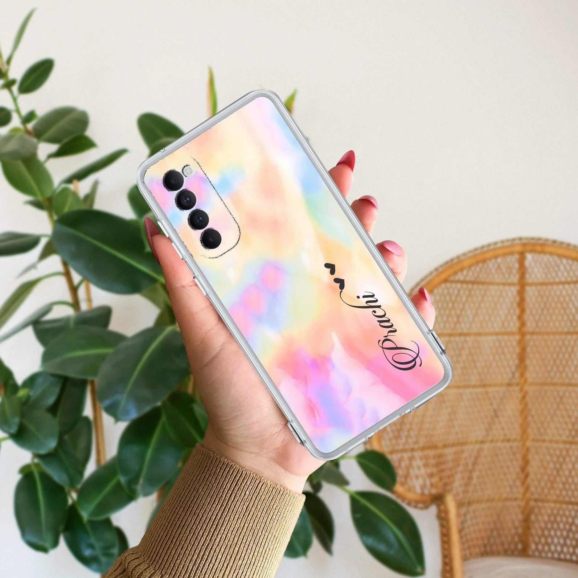 Customized Rainbow V2 Silicon Case For Oppo - ShopOnCliQ