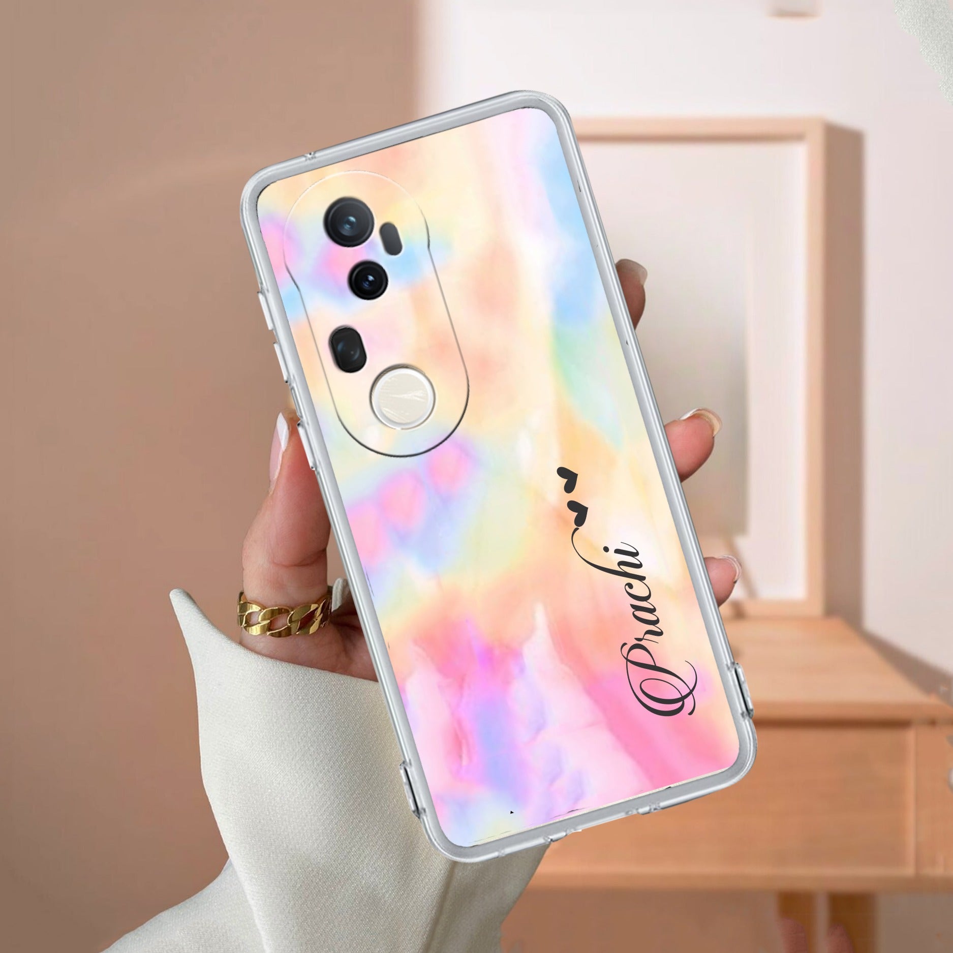 Customized Rainbow V2 Silicon Case For Vivo