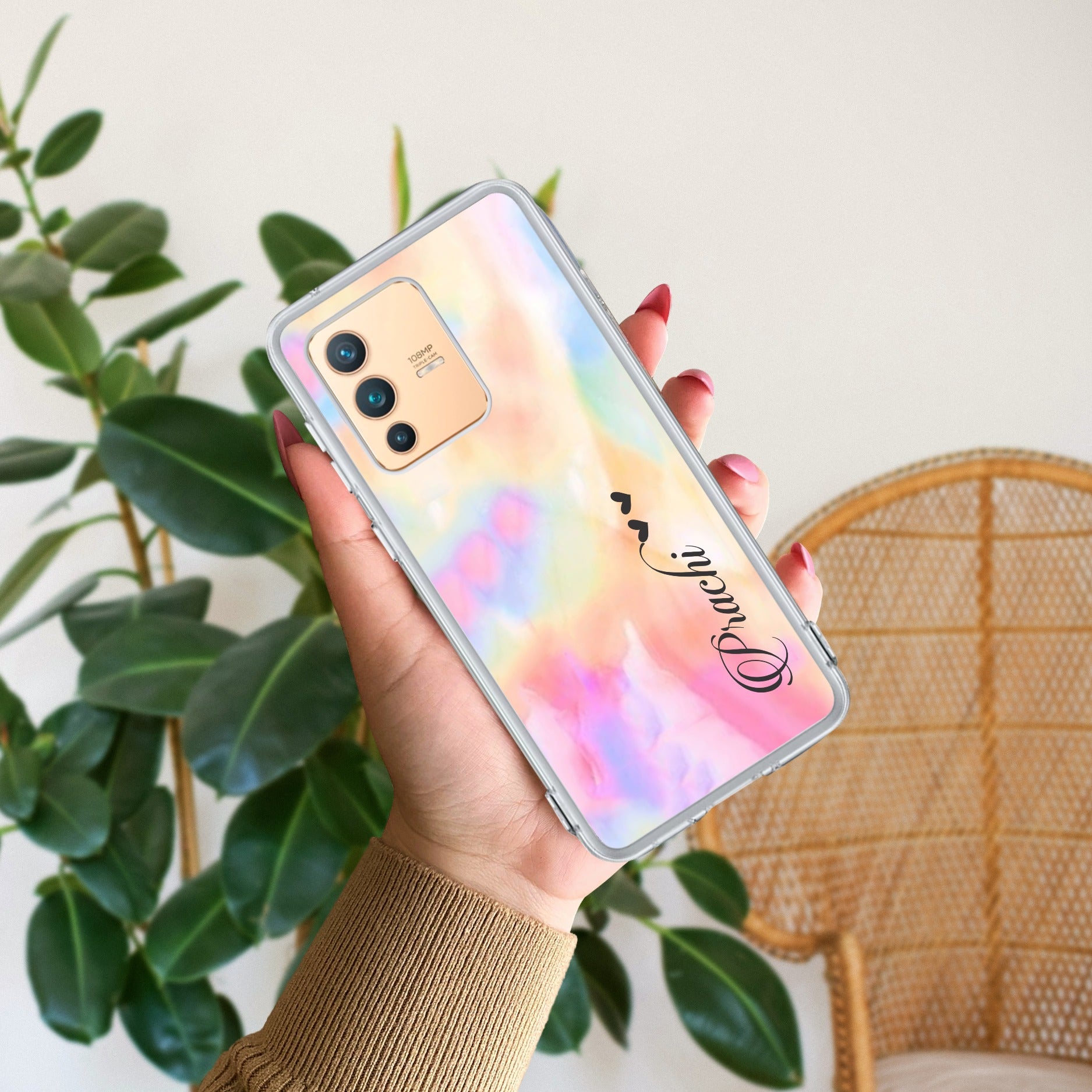 Customized Rainbow V2 Silicon Case For Vivo Y19e