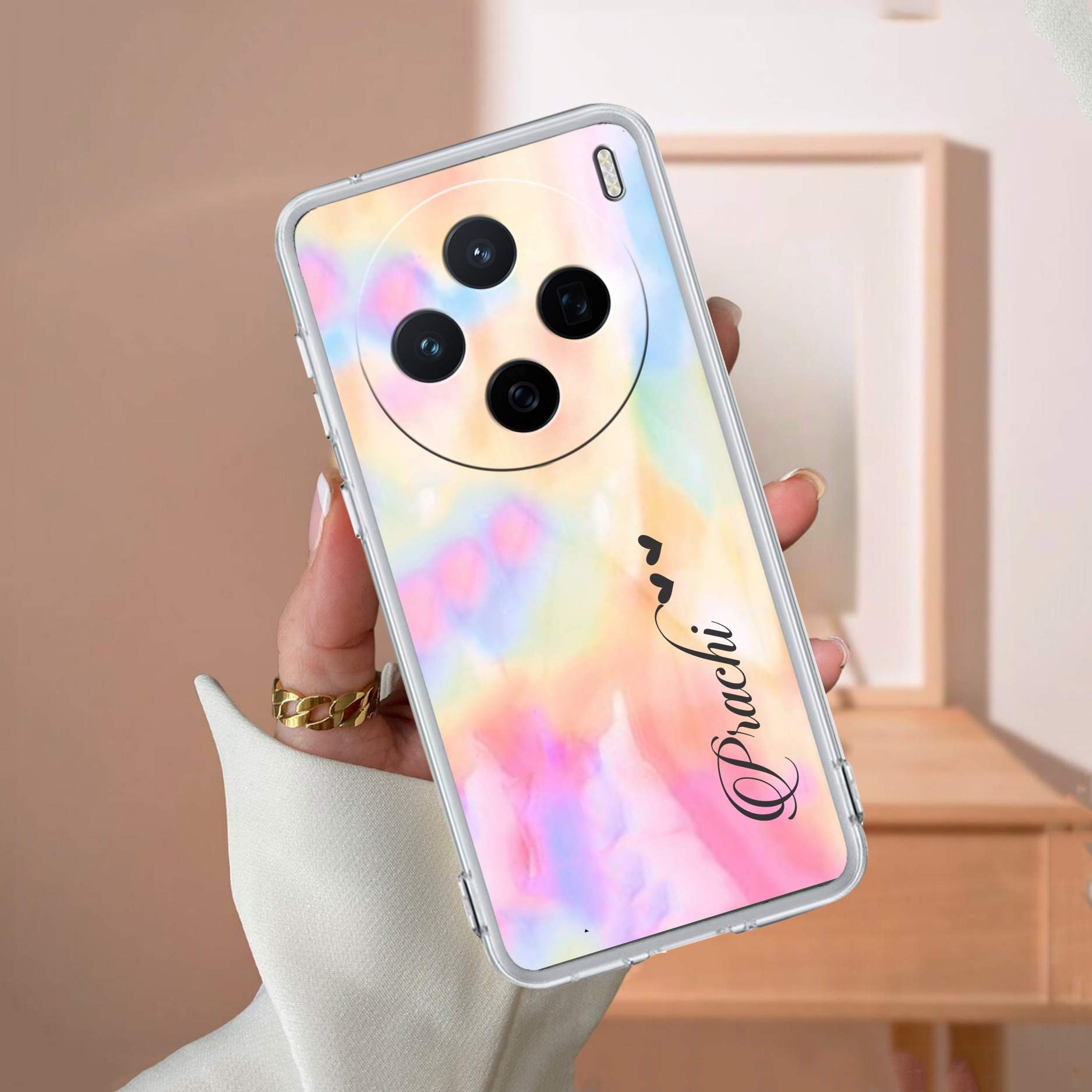 Customized Rainbow V2 Silicon Case For Vivo