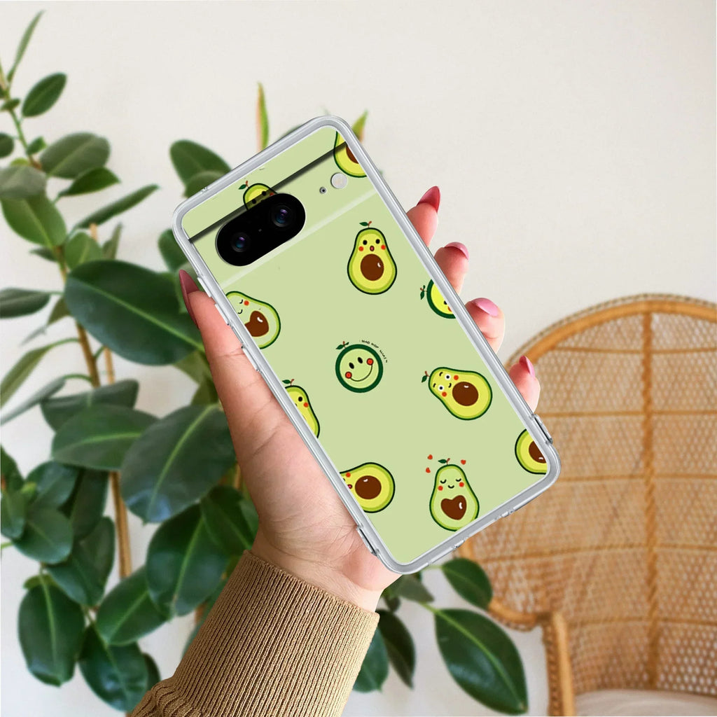 Cute Avocado Anti Yellow Case For Google Pixel 8 5G